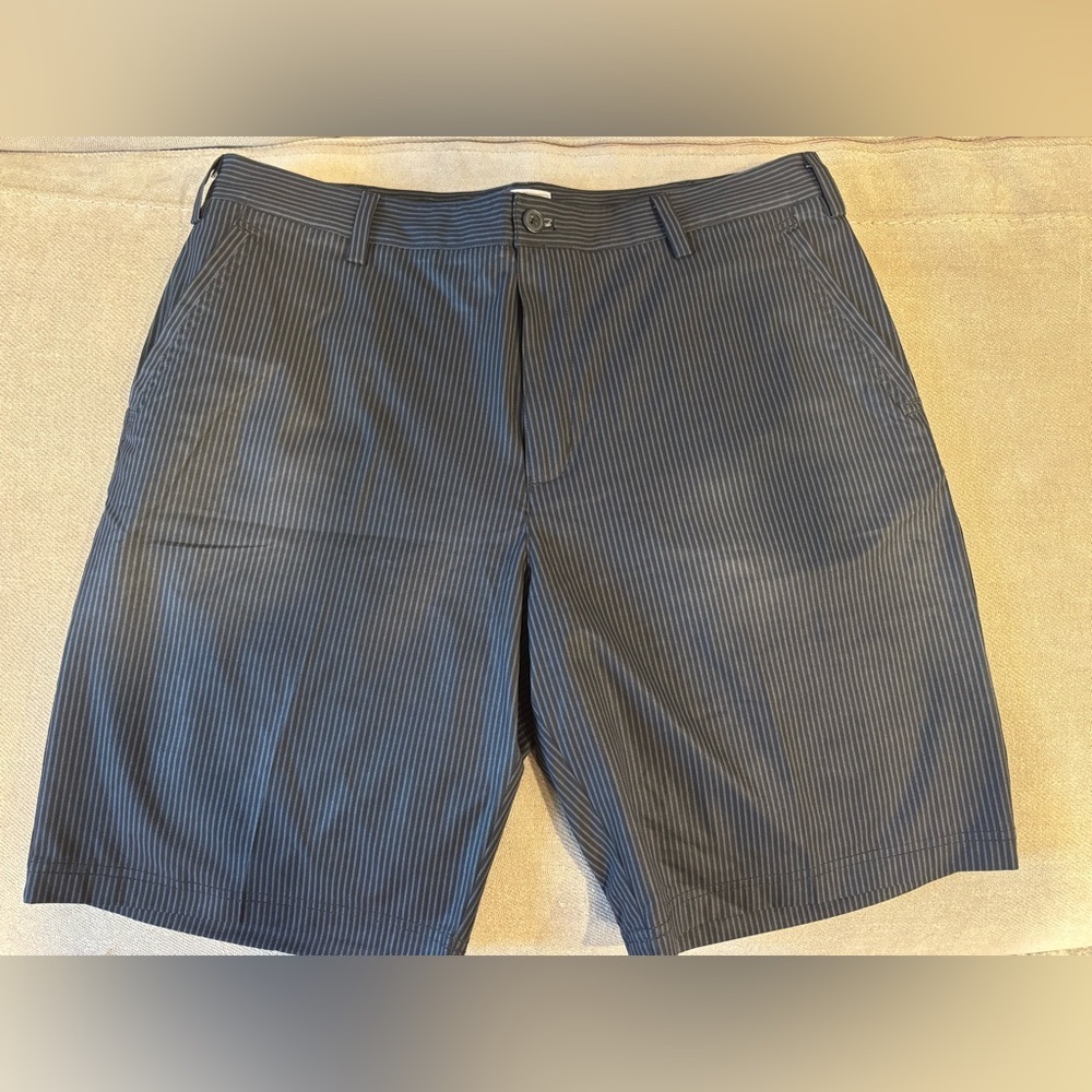 Adidas Striped Black and White Shorts